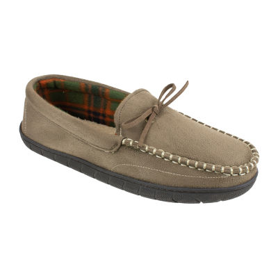 lined moccasin slippers