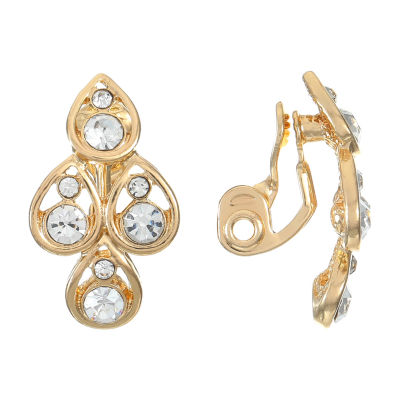 Monet Jewelry 1 Pair White Clip On Earrings Color White Jcpenney