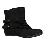 Call It Spring™ Girang Womens Slouch Wedge Booties