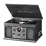 Victrola VTA-200B Wooden 6-In-1 Nostalgic Classic Turntable with Bluetooth