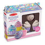 Melissa & Doug Decoupage Made Easy Deluxe Craft Set - Cupcakes