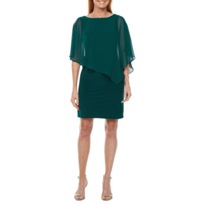 emerald green dress jcpenney