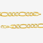 Gold Reflections 10K Gold 10 Inch Hollow Figaro Link Bracelet