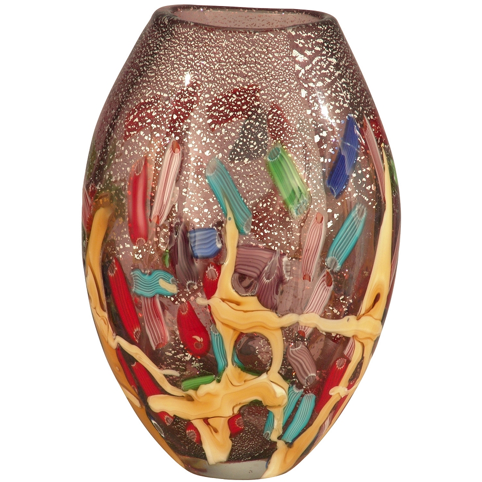 Dale Tiffany Nora Art Glass Vase