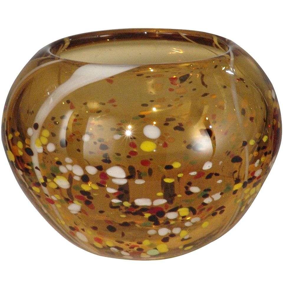Dale Tiffany Amber Speckle Bowl