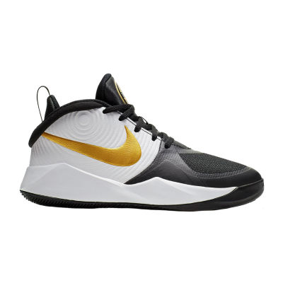 boys gold nike shoes