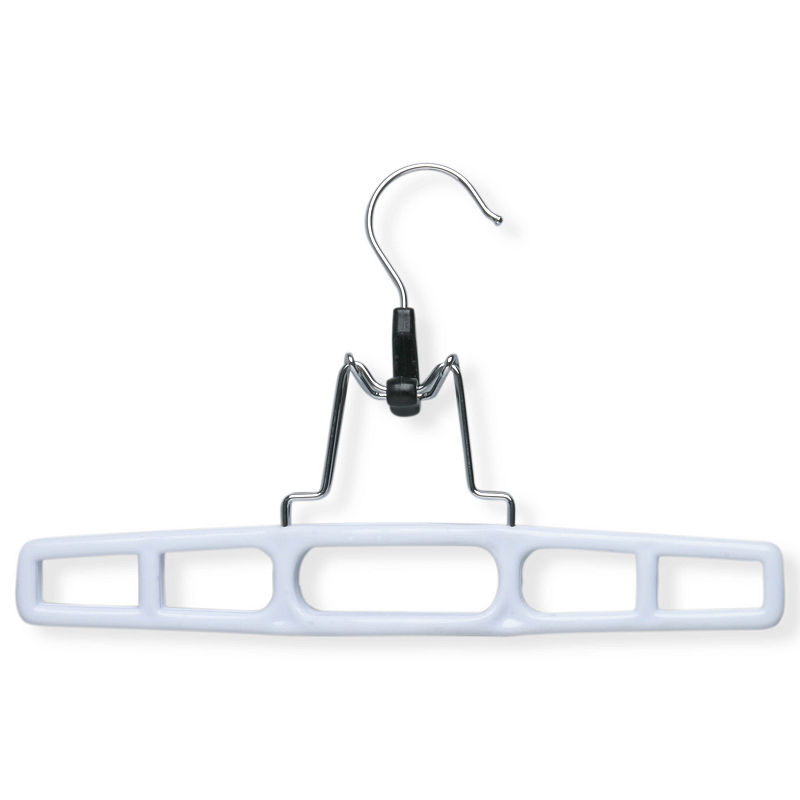 Honey Can Do Honey-Can-Do 12-Pack Plastic Pants Hangers + Clamp, White