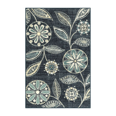Maples Modern Floral Rectangular Indoor Rugs JCPenney