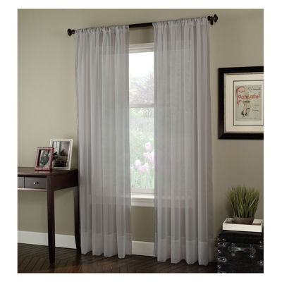 CHF Soho Sheer Rod Pocket Back Tab Single Curtain Panel JCPenney