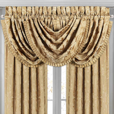 Queen Street Neopolitano Waterfall Valance, Color Gold JCPenney
