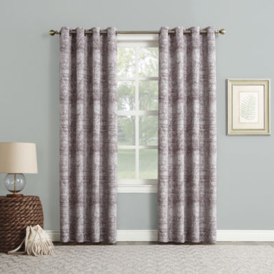 Sun Zero Darren Energy Saving Blackout Grommet Top Curtain Panel