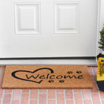 Calloway Mills Open Heart Paws Outdoor Rectangular Doormat