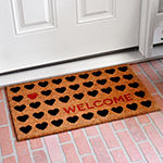 Calloway Mills Heart Welcome Rectangular Outdoor Doormat