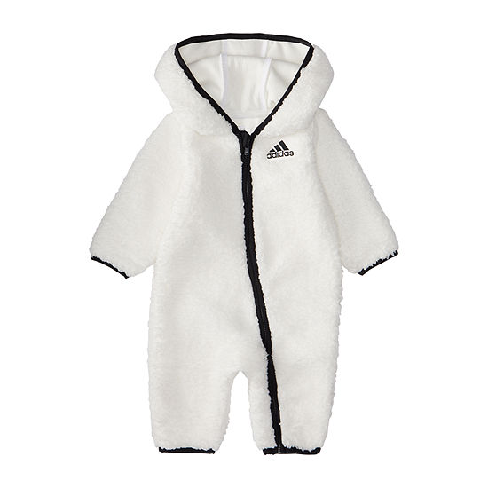 adidas Baby Girls Long Sleeve Embroidered Jumpsuit