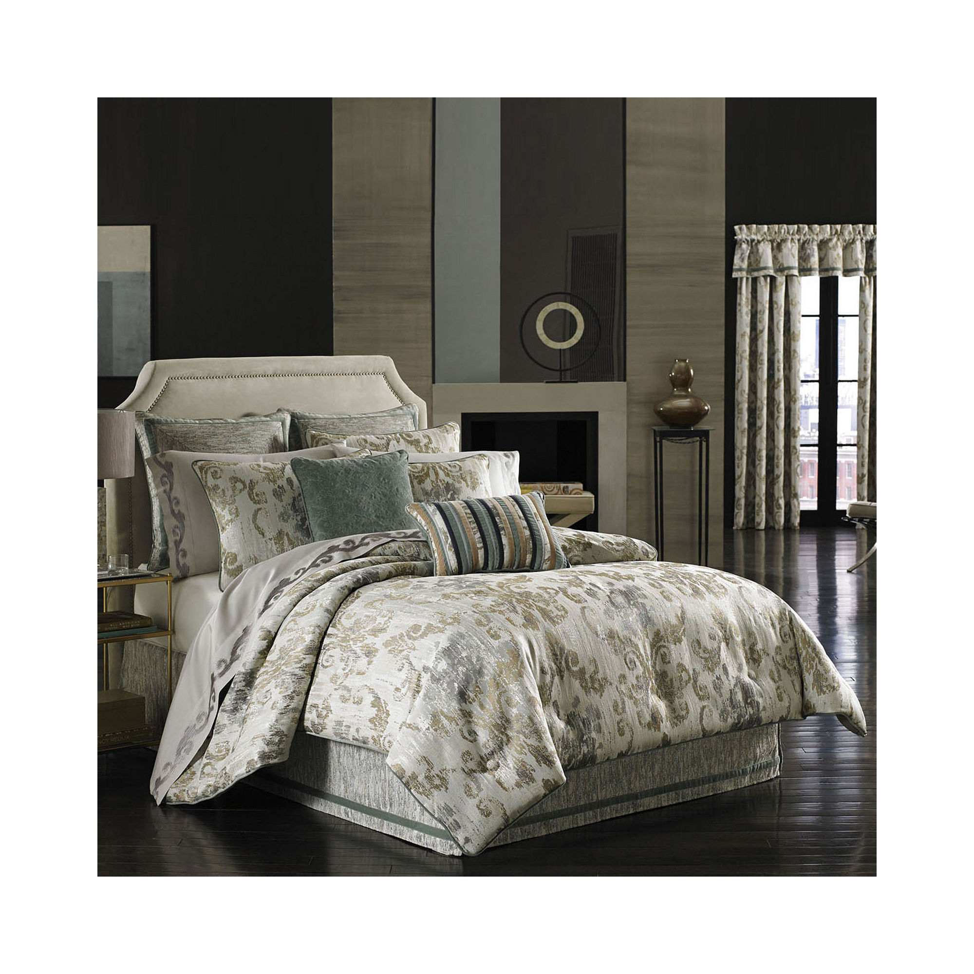 GET Queen Street Antonia 4-pc. Jacquard Comforter Set LIMITED | Bedding ...