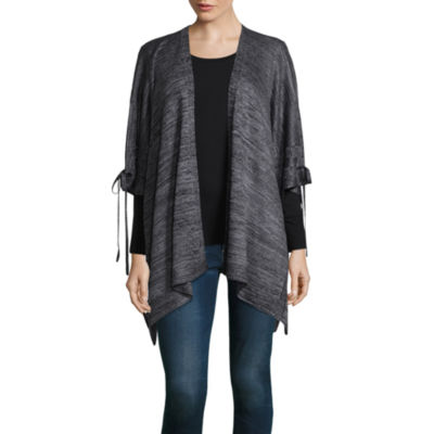 Mixit Open Shoulder Wrap, Color Black JCPenney