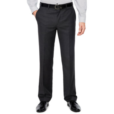 black slim fit formal trousers