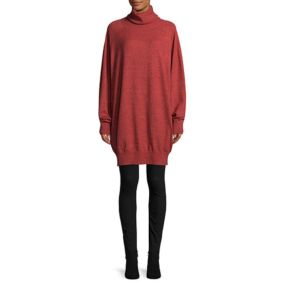 Tracee Ellis Ross for JCP Rejoice Long Sleeve Turtle Neck Sweater Tunic