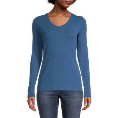 women's st john's bay shirts and blouses at penneys