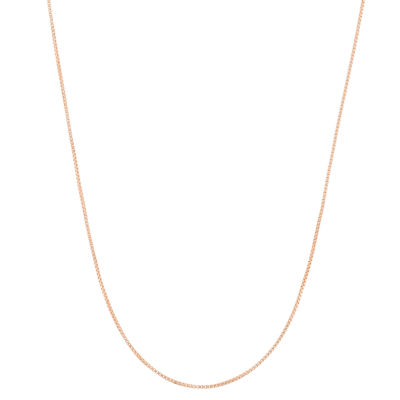 14K Gold Over Silver 23 Inch Semisolid Box Chain Necklace - JCPenney