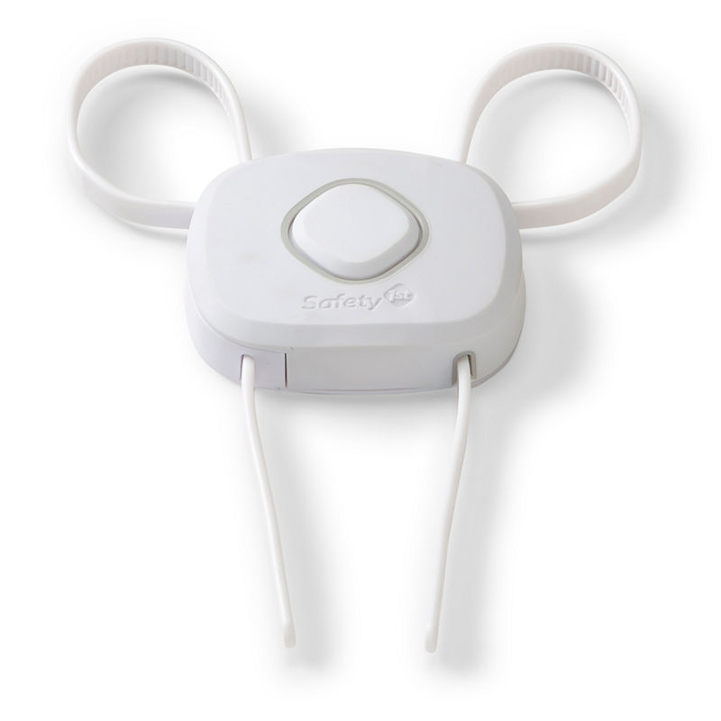 Safety 1st Outsmart Flex Child Safety Lock: Non-Adhesive Plastic, Tool-Free Assembly, Pressure-Mounted, Integrated Locking Mechanism