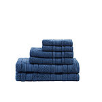 Remy Cotton Super Soft Solid 6-pc. Quick Dry Solid Bath Towel Set