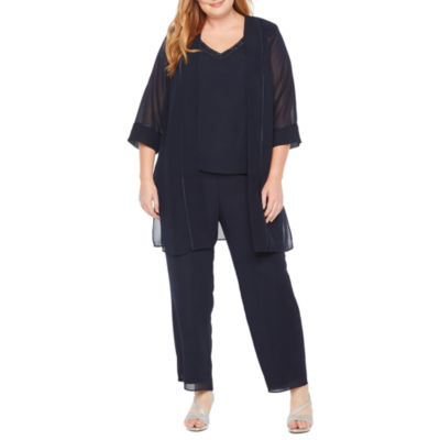 maya brooke 3 piece pant suit