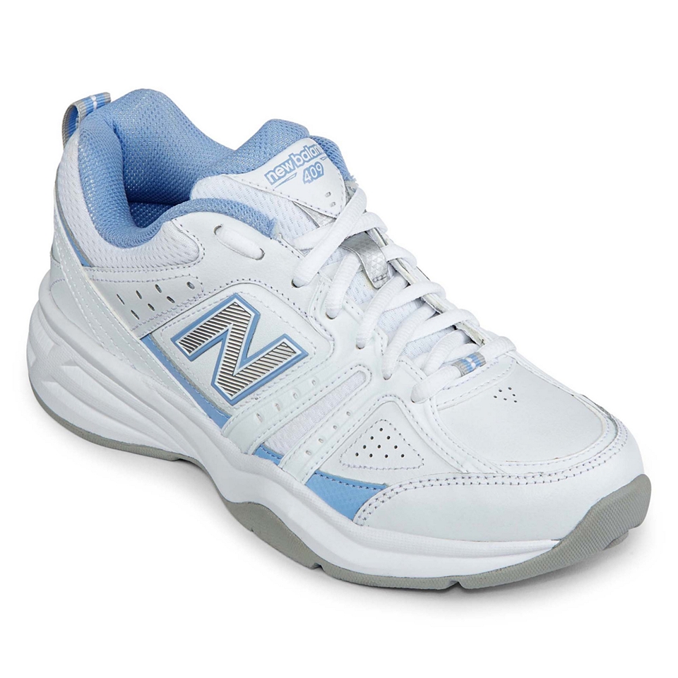 New Balance 409 Womens Training Shoes, Blue/White