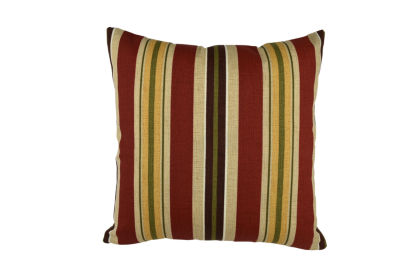 Bold Red Classic Stripes Outdoor Throw Pillow - JCPenney