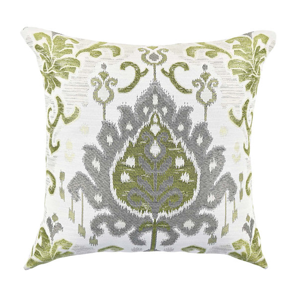 Green and Grey Ikat Designer Throw Pillow - JCPenney