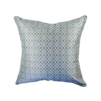 Light Blue Geometric Woven Throw Pillow - JCPenney