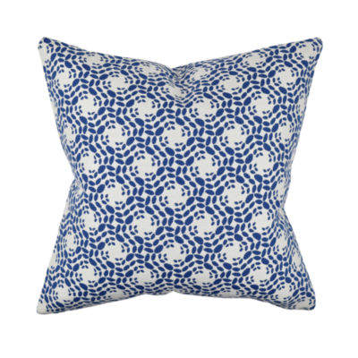 Modern Blue Circular Designer Throw Pillow - JCPenney