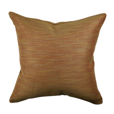 Textured Orange Jacquard Throw Pillow - JCPenney