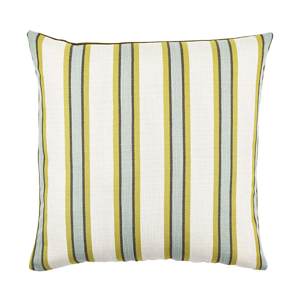 Vesper Lane Blue and Tan Striped Throw Pillow - JCPenney