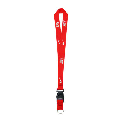 red and white nike lanyard