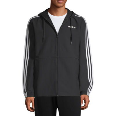 adidas hooded windbreaker