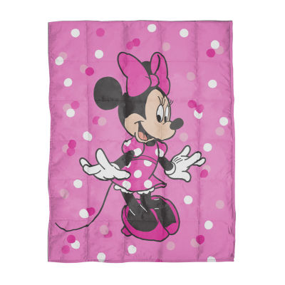 Disney Minnie Mouse Weighted Blanket Color Minnie Jcpenney