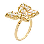 Sparkle Allure Cubic Zirconia Butterfly Cocktail Ring