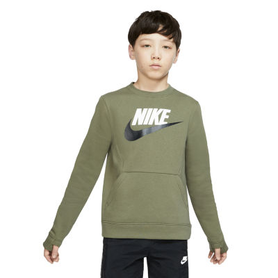 nike cotton fleece crew