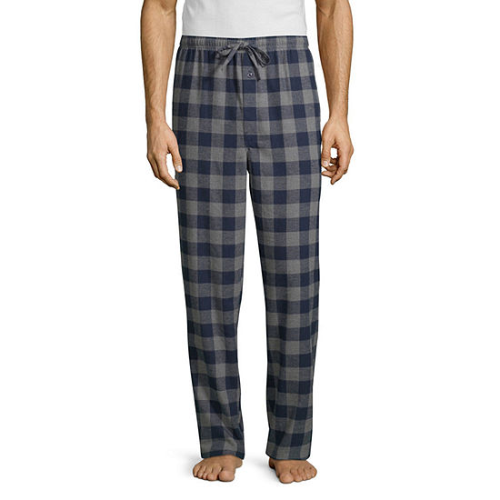 Stafford Mens Flannel Pajama Pants - Big and Tall, Color: Blue Buffalo ...