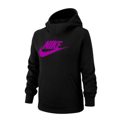 black and purple nike hoodie