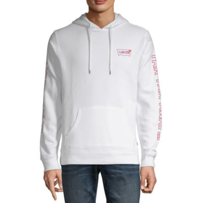 white levis hoodie mens