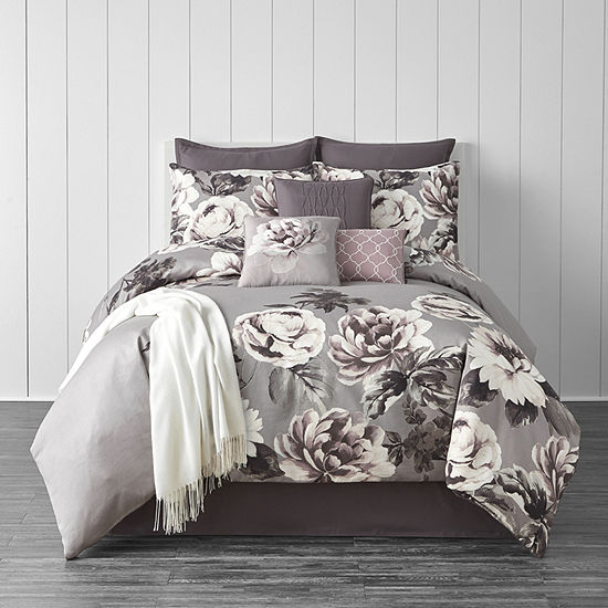 Jcpenney Home Rosalyn 10 Pc Floral Comforter Set Color Multi