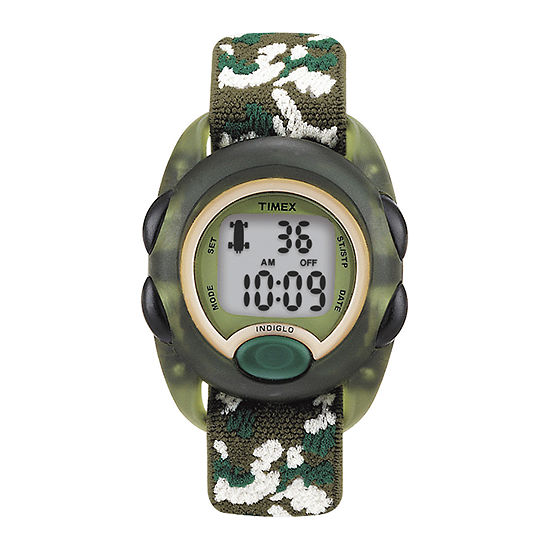 Timex Boys Digital Green Strap Watch T719129j