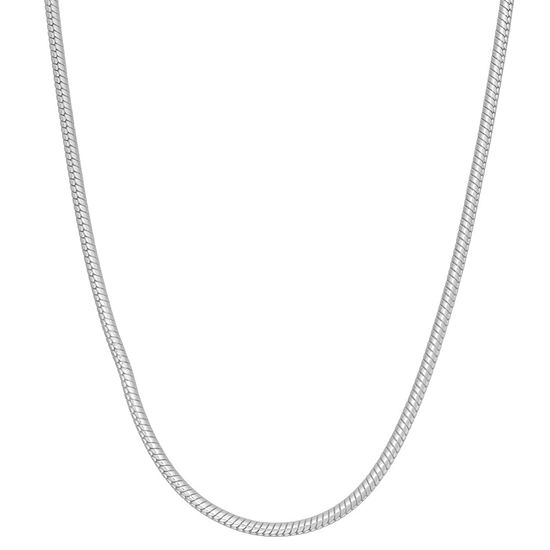 Sterling Silver 24 Inch Semisolid Chain Necklace - JCPenney