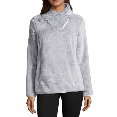 st john's bay zip up sweater