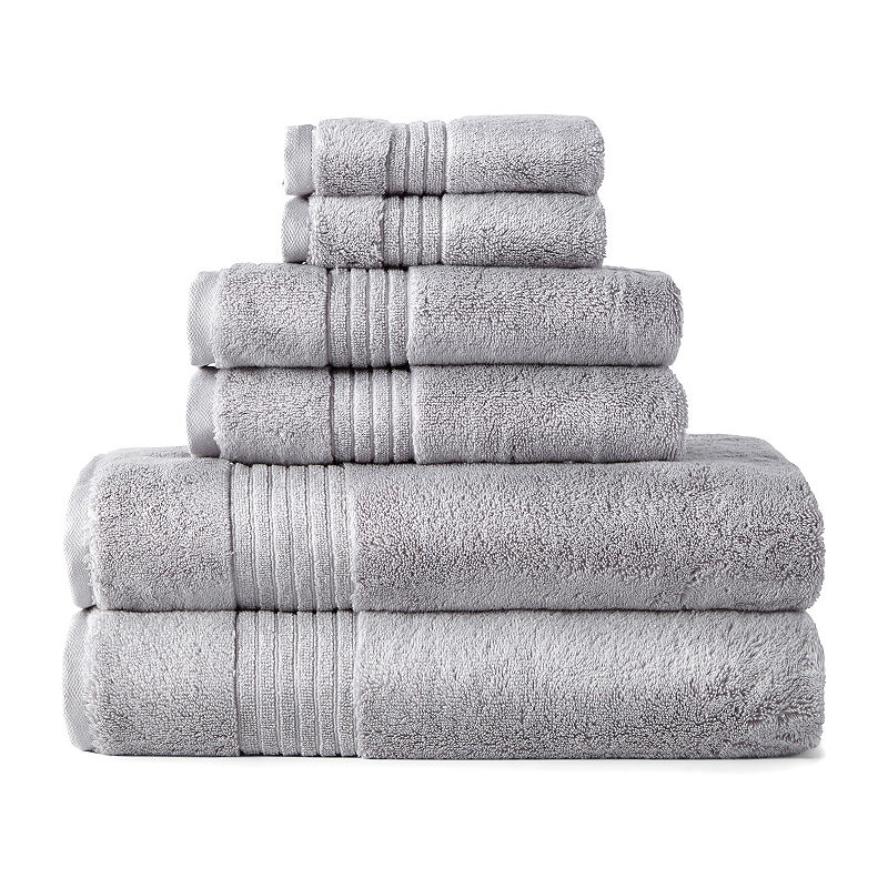 Liz Claiborne Signature Plush Bath Towel Collection, One Size , Blue