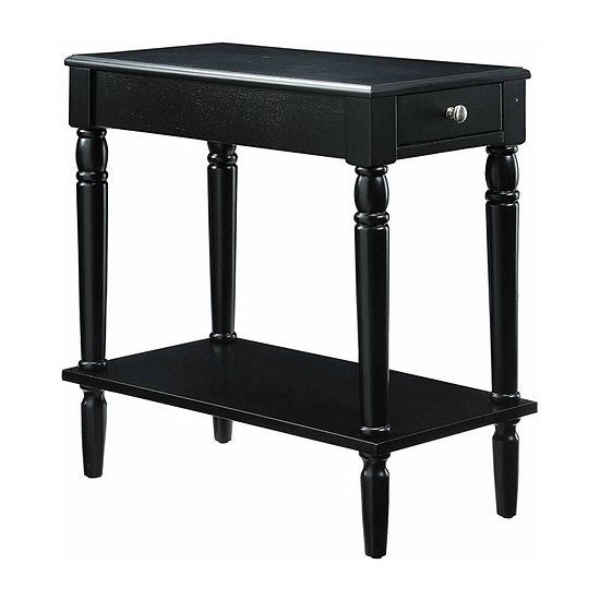French Country Chairside End Table