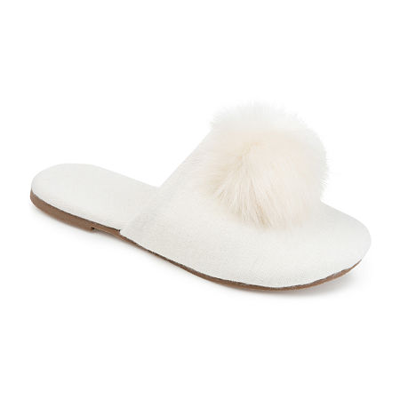 New Vintage Slippers, House Shoes, Boudoir Shoes for Ladies Journee Collection Womens Nightfall Slip-On Slipper 10 Medium Beige $37.50 AT vintagedancer.com