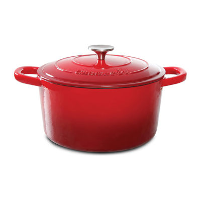 Gibson Dishwasher Safe Dutch Oven, Color: Red - JCPenney